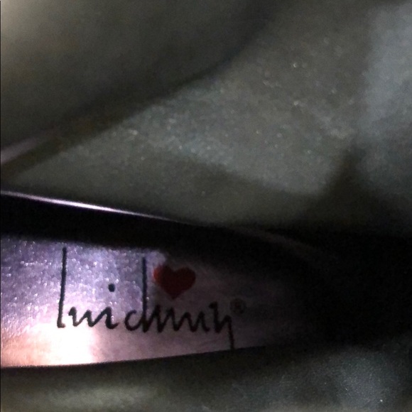 Silver Ankle Cross Zip Booties - Picture 9 of 10